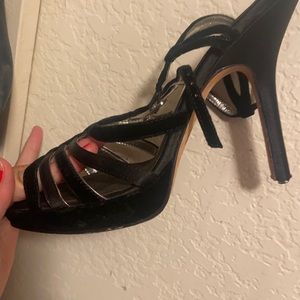 Sightly used on bottom. velvet cute for holiday